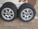 4 mini Cooper velgen met prima banden, Ophalen, Gebruikt, 13 inch, 175 mm