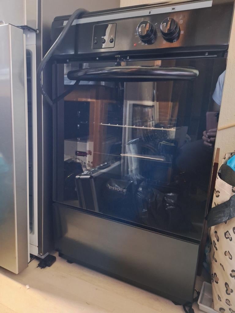 Proff FSIC-5060IBL Vrijstaand Inductie Fornuis Zwart, Ophalen, Nieuw, 4 kookzones, Inductie