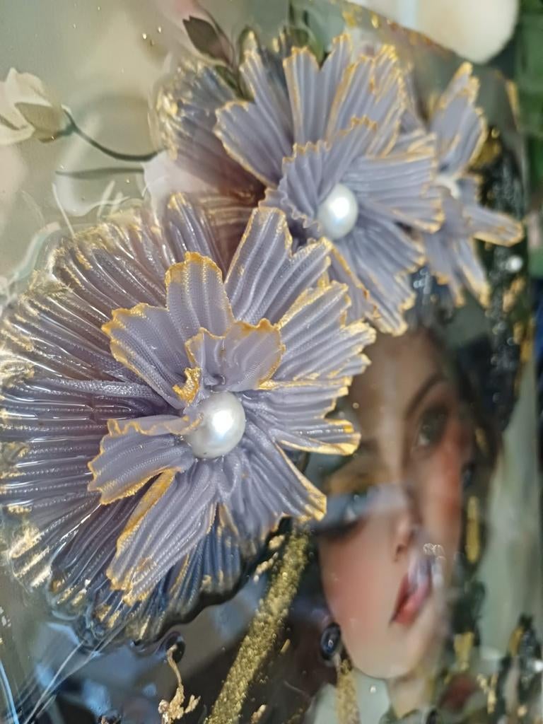 3D epoxy schilderij met bloemen, Huis en Inrichting, Woonaccessoires | Schilderijen, Tekeningen en Foto's, Ophalen of Verzenden