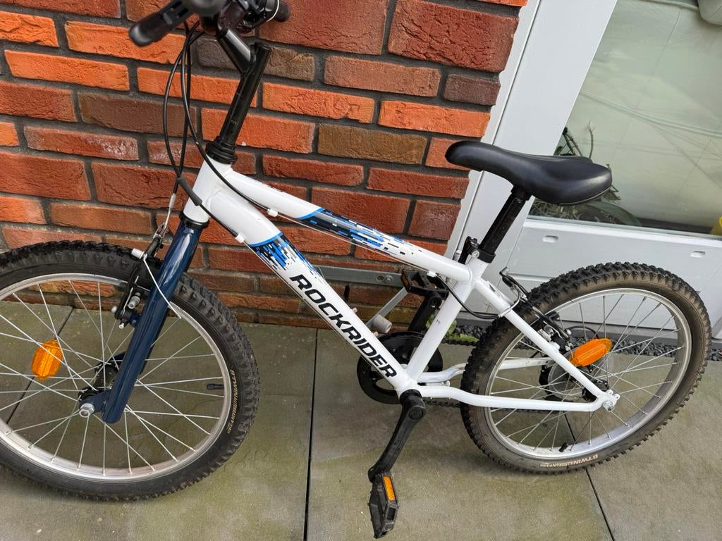 Mountainbike kind 20 inch Rockrider ST 120 6-9 jaar blauw, Hardtail, Ophalen of Verzenden, Zo goed als nieuw, Overige merken