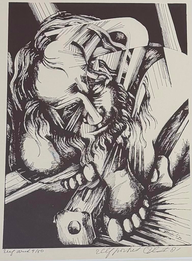 Zef Clement (Limburg) original limited-edition print, 67x57., Ophalen of Verzenden