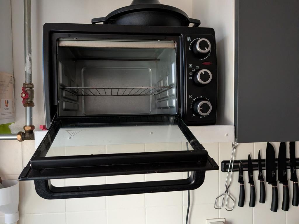 Mini oven, Ophalen of Verzenden, Gebruikt, Minder dan 45 cm