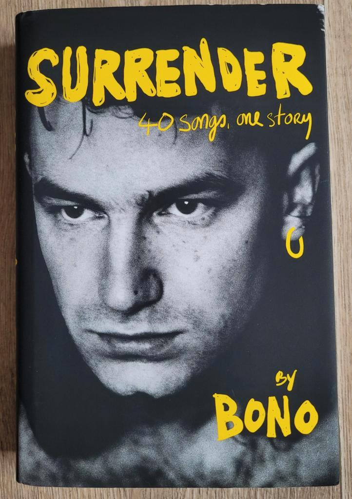 U2 Bono Surrender Handtekening Biografie Gesigneerd, Verzamelen, Muziek, Artiesten en Beroemdheden, Zo goed als nieuw, Boek, Tijdschrift of Artikel