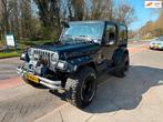 Jeep Wrangler 4.0i Hardtop, Auto's, Metallic lak, Gebruikt, 2000 kg, Zwart