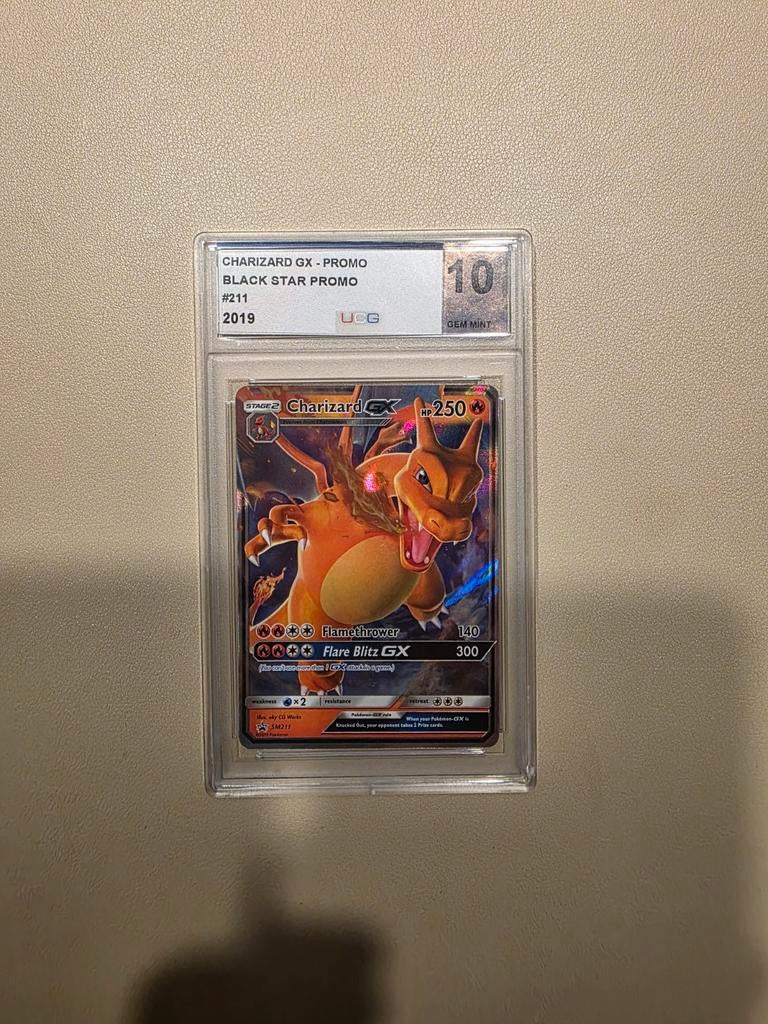 Charizard GX Promo Black Star #211 PSA 10 Gem Mint, Hobby en Vrije tijd, Verzamelkaartspellen | Pokémon, Ophalen of Verzenden