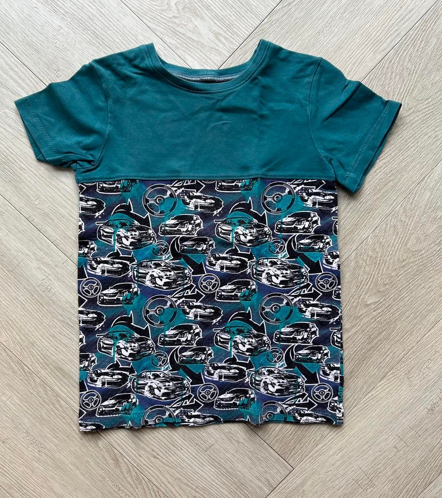 Shirt auto’s, Kinderen en Baby's, Kinderkleding | Maat 134, Ophalen of Verzenden, Gebruikt, Jongen, Shirt of Longsleeve