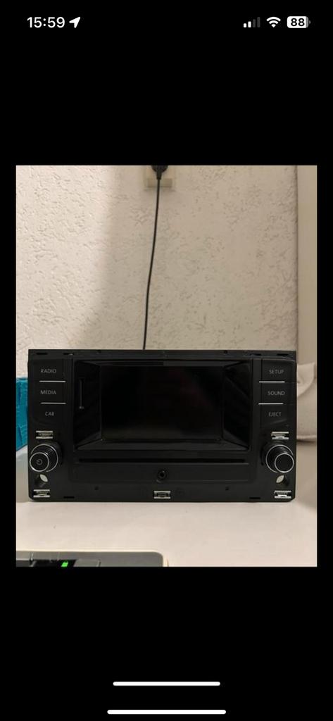 5G0035867 mib1 golf 7 radio discover scherm, Auto diversen, Autoradio's, Ophalen of Verzenden, Zo goed als nieuw