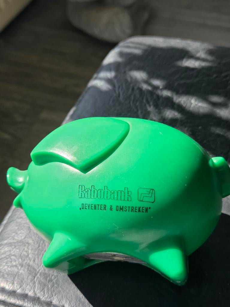 Rabobank spaarvarken Deventer & Omstreken, Verzamelen, Spaarpotten, Ophalen of Verzenden, Gebruikt, Kunststof, Dier
