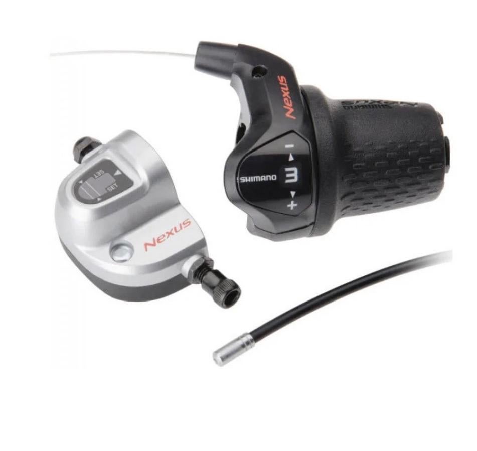 Shimano Nexus 3 Shifter + Kabel + Clickbox Nieuw & Compleet, Overige materialen, Overige typen, Salessbx@shimano-eu.com, Nieuw