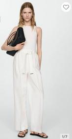 Mango linnen jumpsuit nieuw 38, Ophalen of Verzenden, Zo goed als nieuw, Maat 38/40 (M), Wit