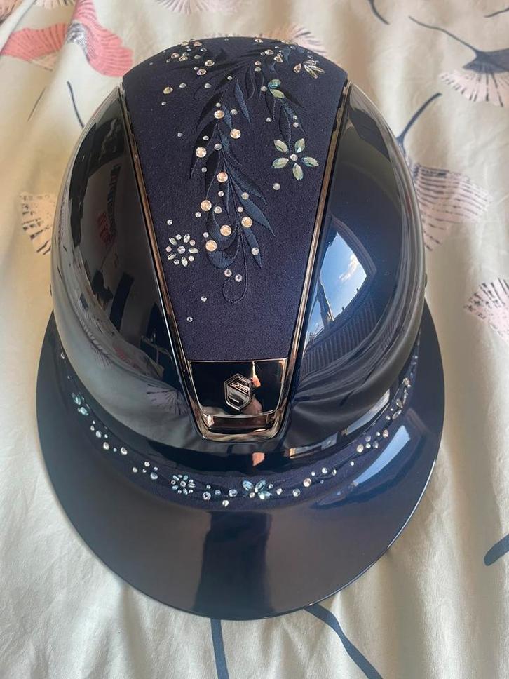 Samshield miss shield cap, Dieren en Toebehoren, Paardrijkleding, Zo goed als nieuw, Dames, Kinderen, Cap, Dressuur, Ophalen of Verzenden