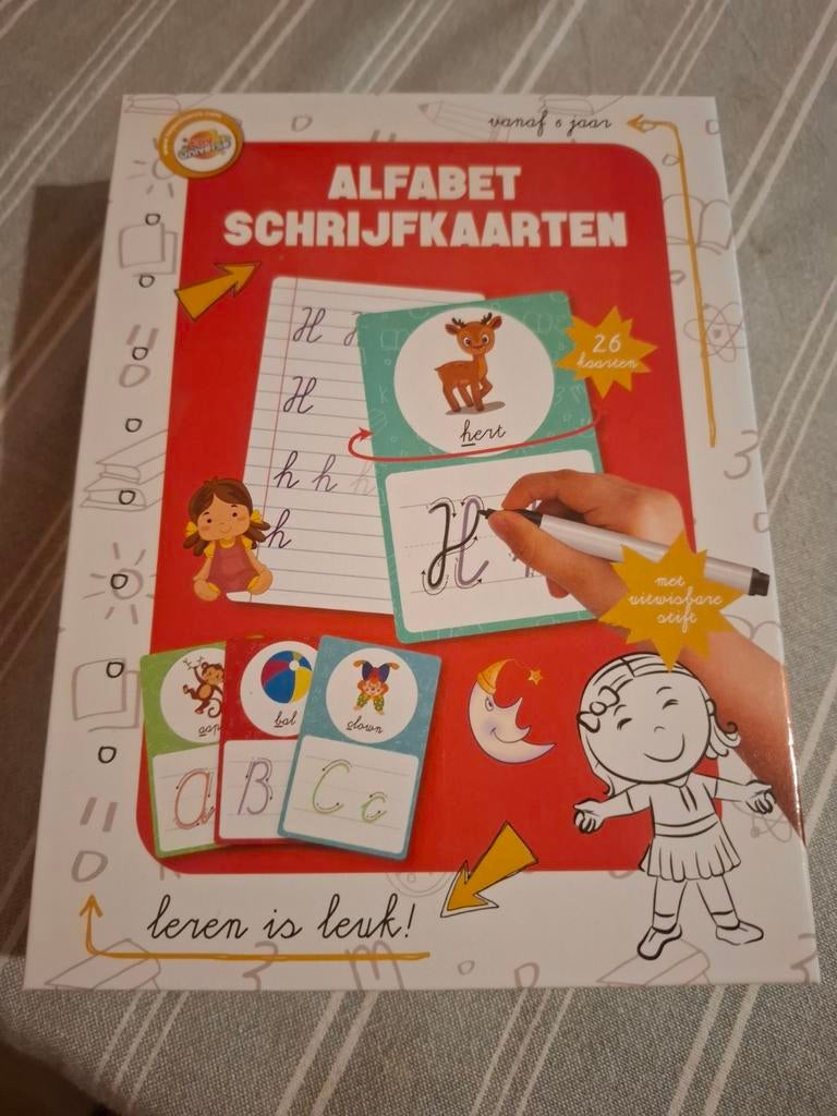 Alfabet schrijfkaarten, Ophalen of Verzenden, Zo goed als nieuw, Taal en Lezen