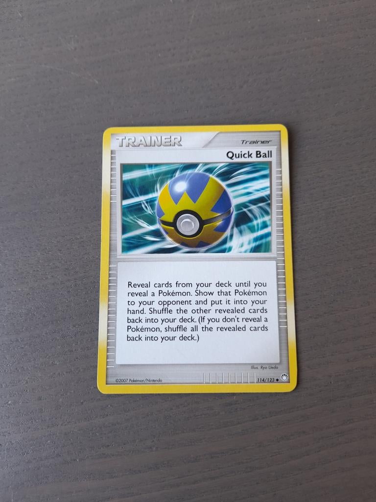2007 mysterious treasures 114/123 quick ball, Ophalen of Verzenden, Gebruikt, Losse kaart