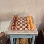 Vintage schaakspel Onyx en Marmer, Ophalen of Verzenden