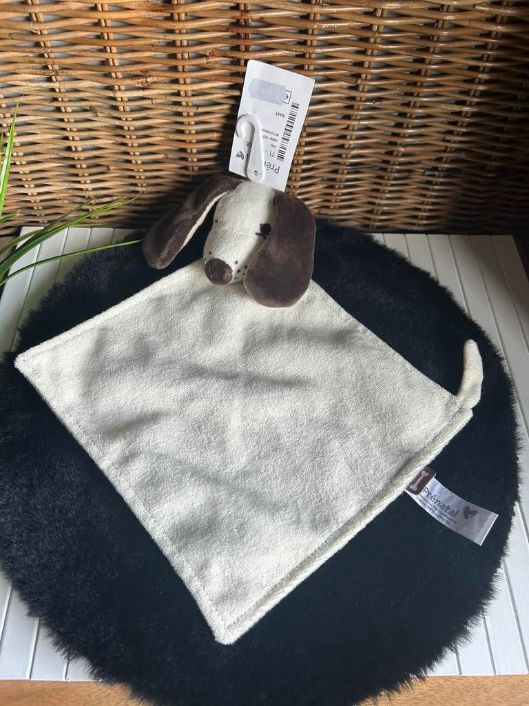 Prenatal tekkel hond snuffie knuffeldoekje knuffeldoek nieuw, Ophalen of Verzenden, Nieuw, Hond