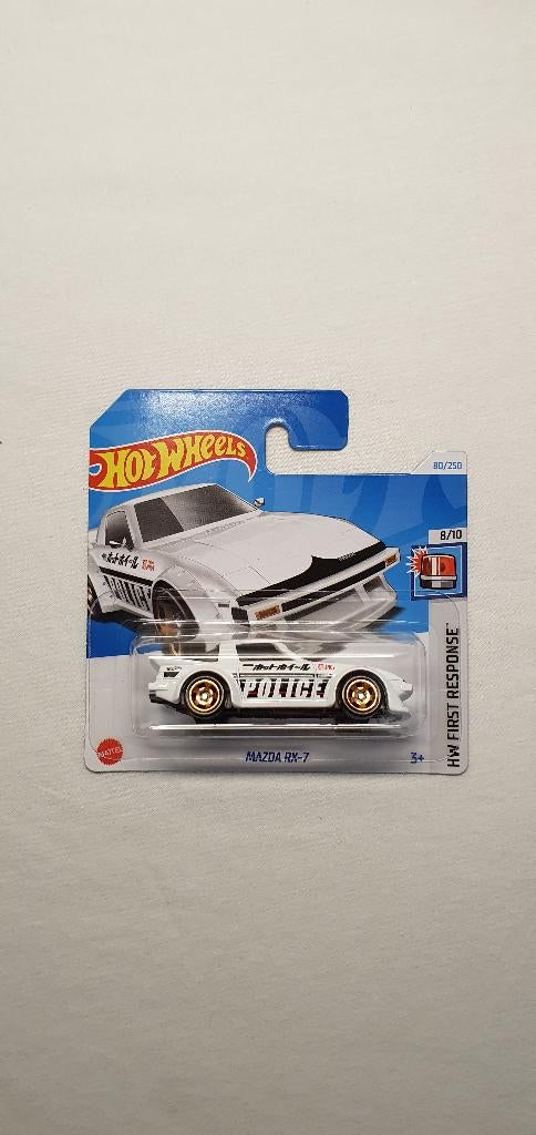 Hot wheels Mazda RX-7 FC wit, Ophalen of Verzenden, Nieuw, Auto