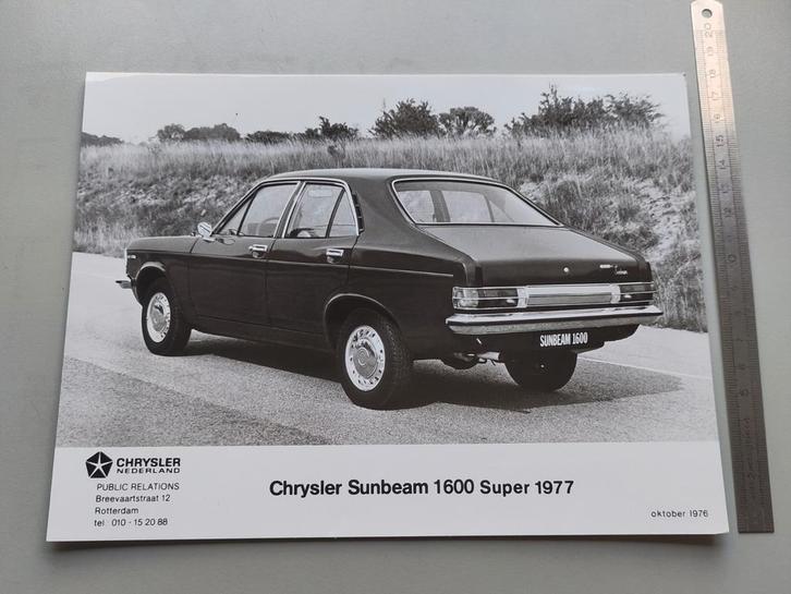 Chrysler Sunbeam 1600 Super 1977 (128), Auto diversen, Handleidingen en Instructieboekjes, Ophalen of Verzenden