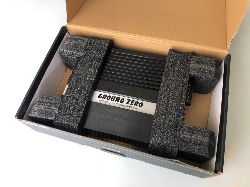 Ground zero GZRA 4HD versterker radioactive serie -1400 Watt, Auto diversen, Ophalen of Verzenden, Gebruikt