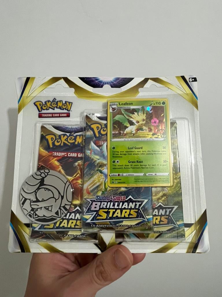 Pokemon Brilliant stars 3 pack blisters, Hobby en Vrije tijd, Verzamelkaartspellen | Pokémon, Ophalen, Nieuw