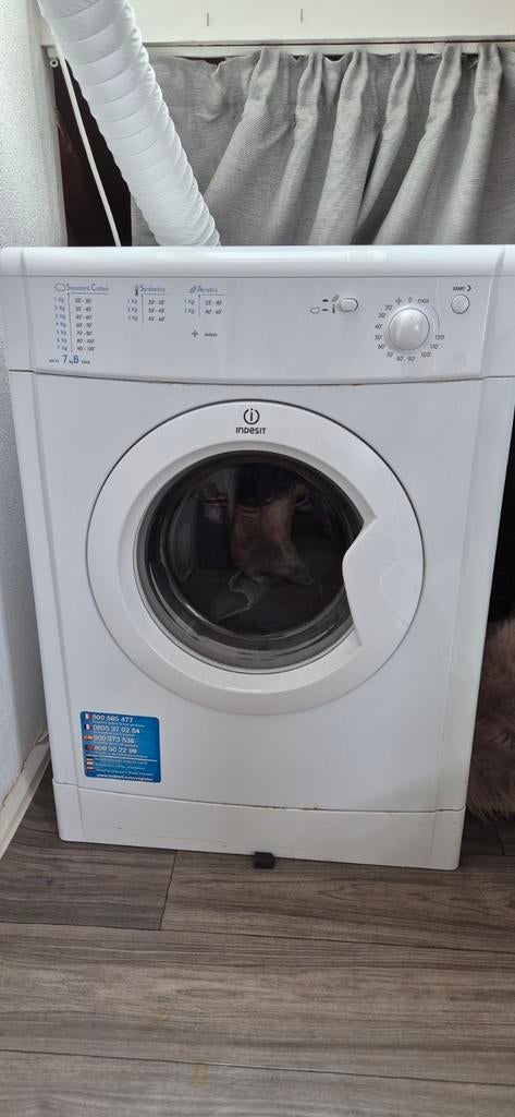 Indesit droger luchtafvoer, Witgoed en Apparatuur, Wasdrogers, Ophalen, 6 tot 8 kg, Gebruikt, Luchtafvoer