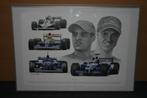 P.010 / Fraai Portret van Williams F1 Team uit 2001, Met lijst, Rechthoekig Liggend, Ophalen of Verzenden, Zo goed als nieuw