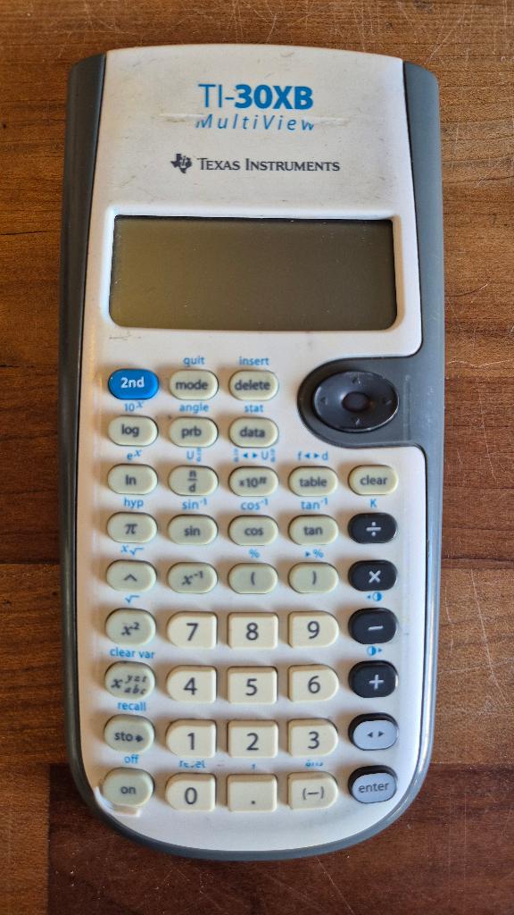 Texas Instruments rekenmachine TI-30XB, Ophalen of Verzenden, Gebruikt
