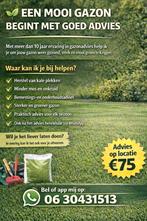 Persoonlijk gazon advies op locatie (Overijssel), Ophalen of Verzenden, Nieuw, 20 m² of meer, Gras