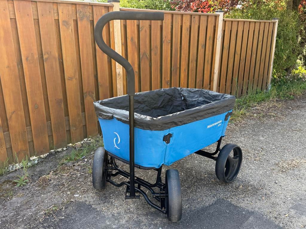Beach Wagon Lite Opvouwbare Strandwagen - Blauw, Ophalen of Verzenden, Opvouwbaar, Zo goed als nieuw