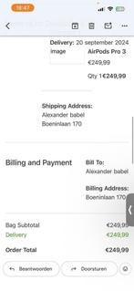 Apple AirPods (3rd generation), Audio, Tv en Foto, Koptelefoons, Ophalen of Verzenden, Zo goed als nieuw, Overige merken, Draadloos