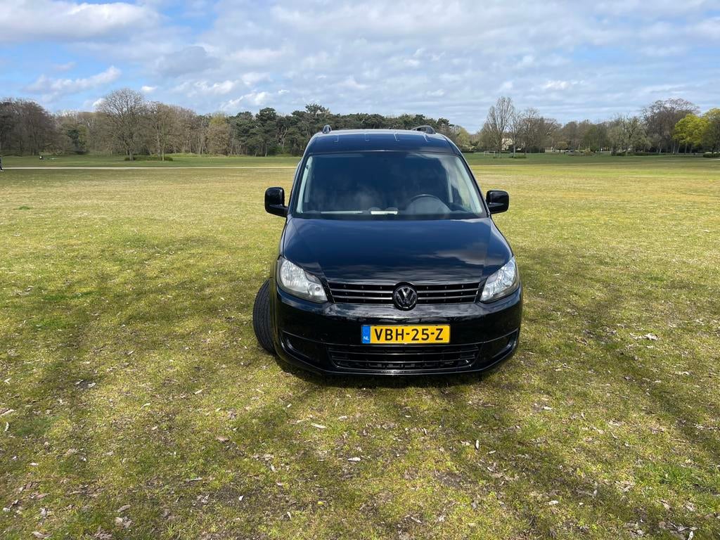 Dikste caddy met maximum opties, Zwart, Volkswagen, Diesel, 710 kg