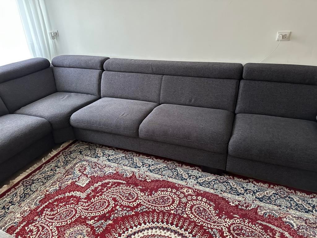 Stevige grote hoekbank van Eijerkamp, Ophalen, Gebruikt, Stof