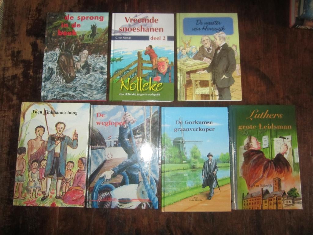 C van Rijswijk 7x Nolleke dl 2 snoeshanen/wegloper/Tinkhanna, Boeken, Ophalen of Verzenden, Zo goed als nieuw, Christendom | Protestants