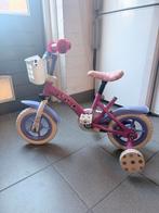 Minnie Mouse kinderfiets - 10 inch met zijwieltjes, Ophalen, Gebruikt, Minder dan 16 inch, Zijwieltjes