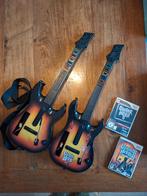 WII gitaren en guitar hero spellen, Spelcomputers en Games, Games | Nintendo Wii, Muziek, Gebruikt, 2 spelers, Ophalen of Verzenden
