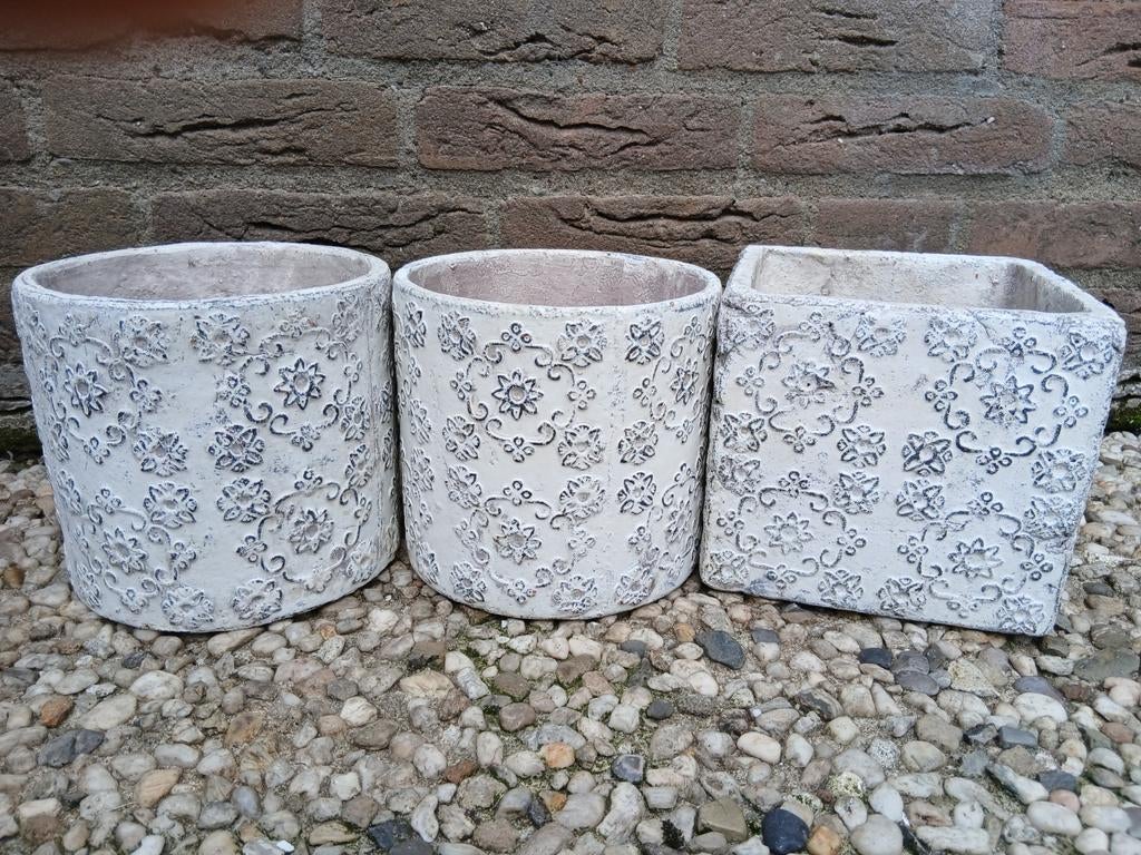 Zware bloempotten, Ophalen, Rond, Binnen, Aardewerk