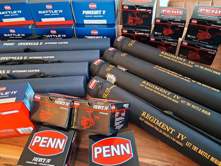 Penn Molens/Reishengels....diverse types/maten...Nieuw!, Watersport en Boten, Hengelsport | Algemeen, Nieuw, Molen, Ophalen of Verzenden