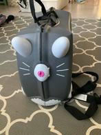 Leuke trunki kinderkoffer in de vorm van een kat, Wieltjes, 40 tot 60 cm, Gebruikt, 20 tot 30 cm