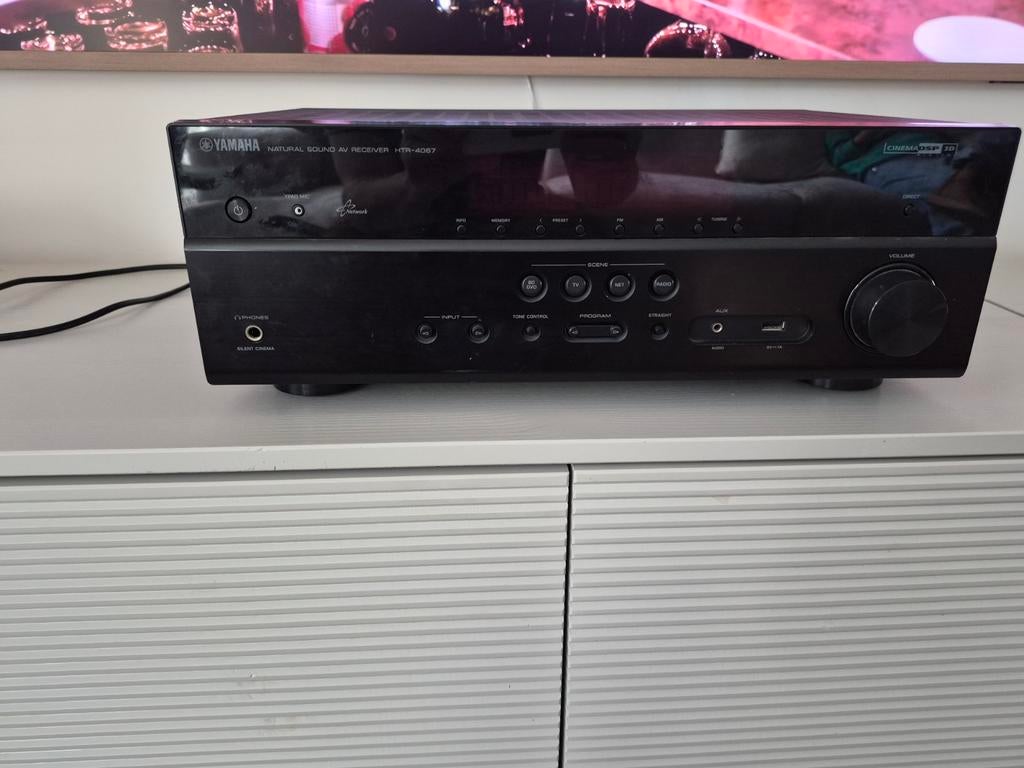 Yamaha 5.1 4K receiver met netwerk aansluiting, Audio, Tv en Foto, Versterkers en Receivers, Ophalen, Yamaha, Zo goed als nieuw