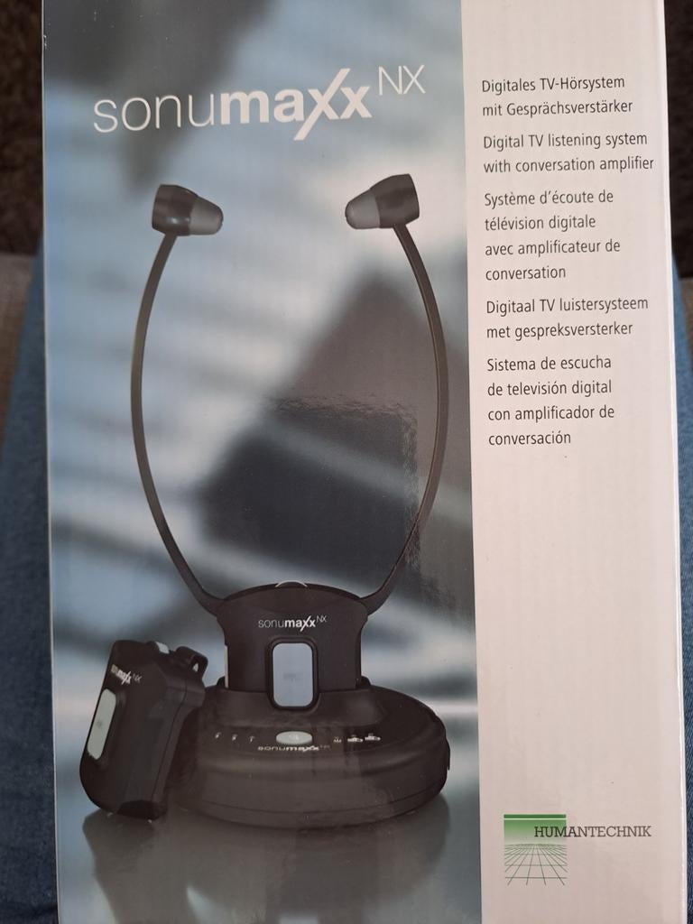 Sonumaxx NX TV-luistersysteem met gespreksversterker, Overige merken, Gebruikt, Ophalen of Verzenden, Over oor (circumaural)