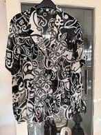 Habella blouse zwart wit transparant maat 48, Habella, Ophalen of Verzenden, Zo goed als nieuw, Zwart