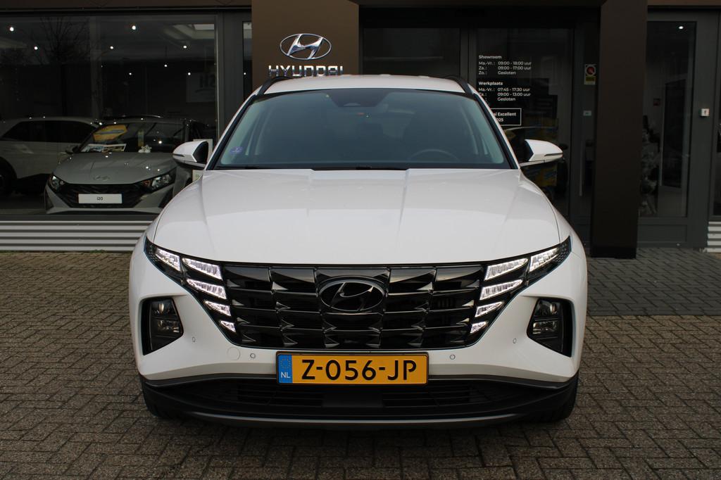 Hyundai TUCSON Comfort Smart PHEV 265pk 4WD, Stof, Gebruikt, 4 cilinders, Wit