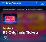 2 tickets voor K3 reunie, Ophalen of Verzenden