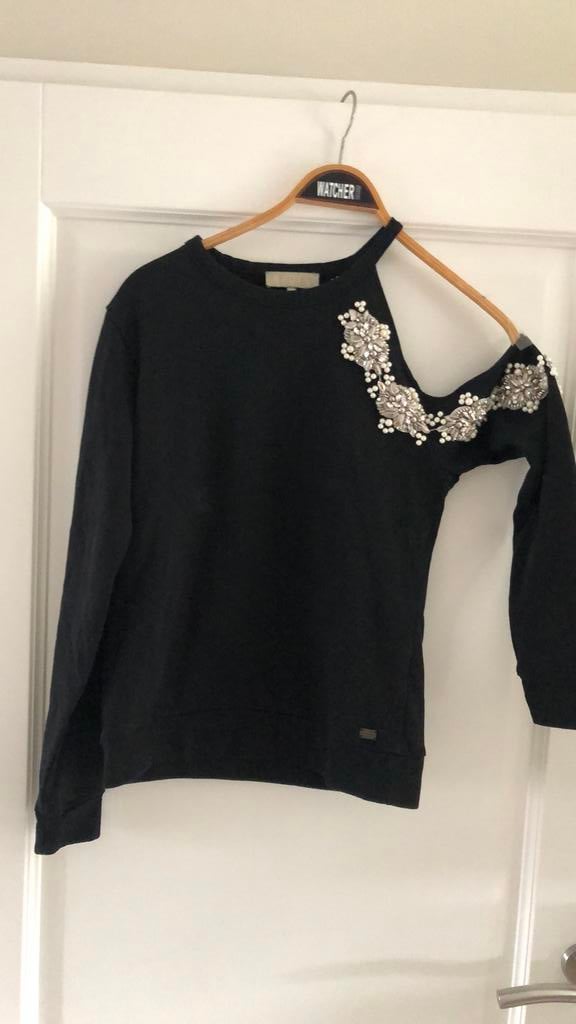 Zwarte trui josh V maat S, Maat 38/40 (M), Zwart, Ophalen of Verzenden, Zo goed als nieuw