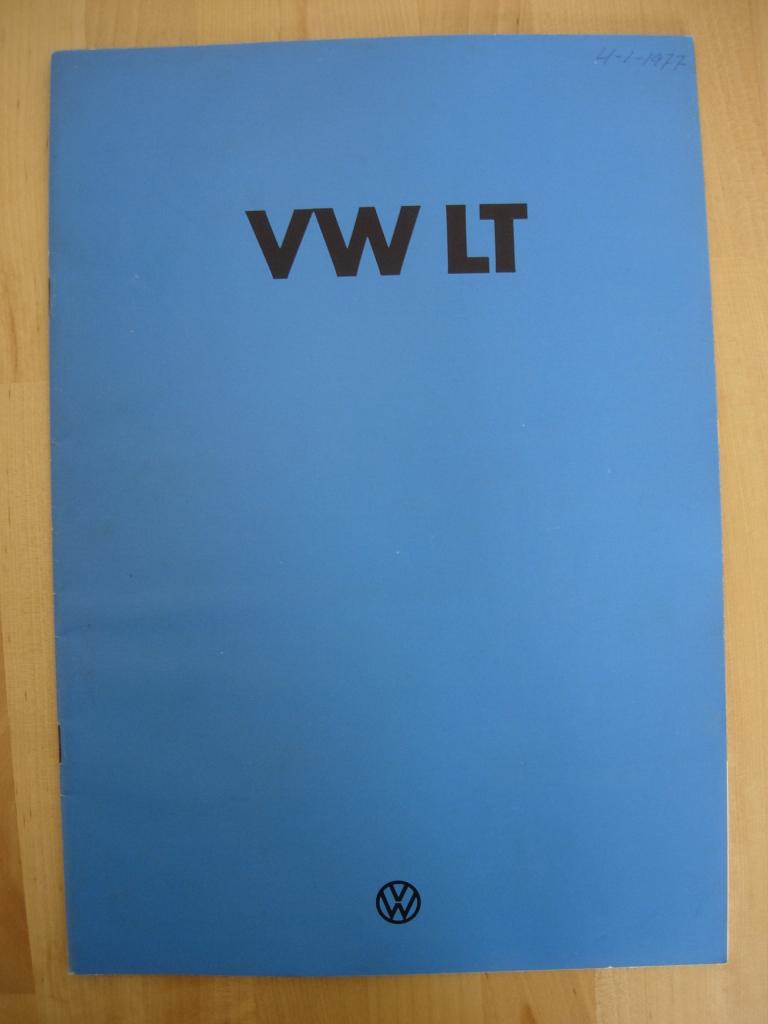 Volkswagen LT Brochure 1976 VW, Volkswagen, Verzenden, Zo goed als nieuw, Volkswagen