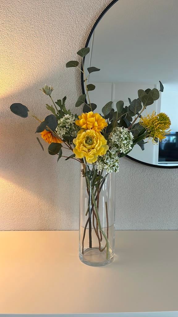 🌸 Zijden kunst bloemen intratuin, Ophalen of Verzenden, Zo goed als nieuw