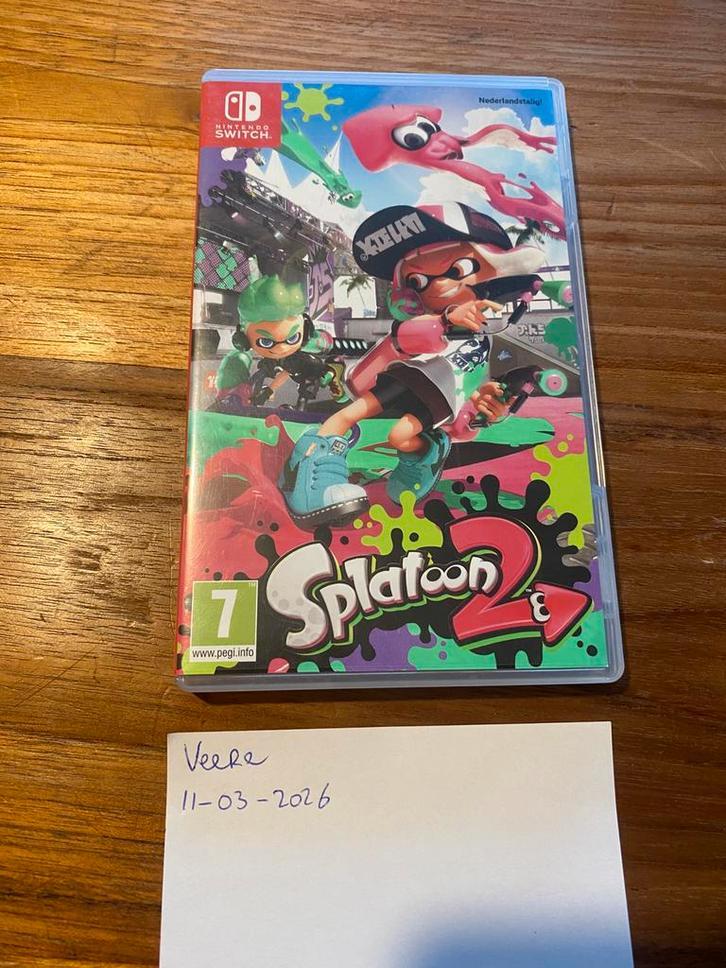 Nintendo Switch Splatoon 2, Spelcomputers en Games, Games | Nintendo Switch, Gebruikt, Racen en Vliegen, 1 speler, Vanaf 3 jaar
