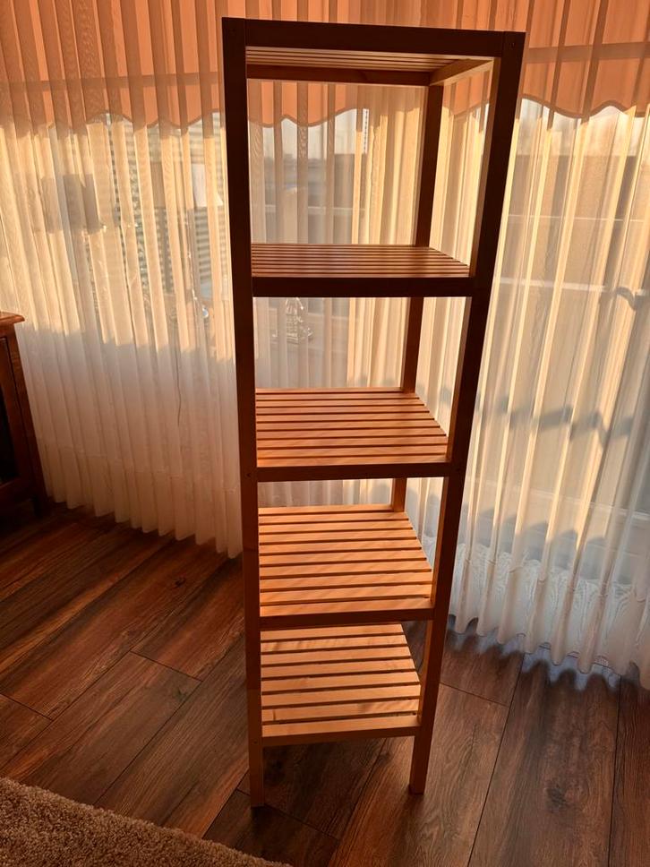 IKEA Molger badkamer rek - Hout, Huis en Inrichting, Badkamer | Badkamermeubels, Zo goed als nieuw, Overige typen, 150 tot 200 cm