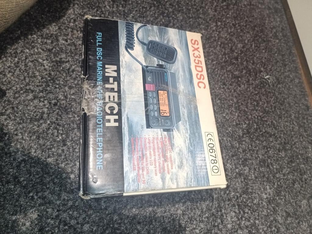 M-TECH SX35DSC Full DSC Marine VHF Radiotelefoon, Telecommunicatie, Zenders en Ontvangers, Ophalen of Verzenden, Gebruikt, Zender en Ontvanger