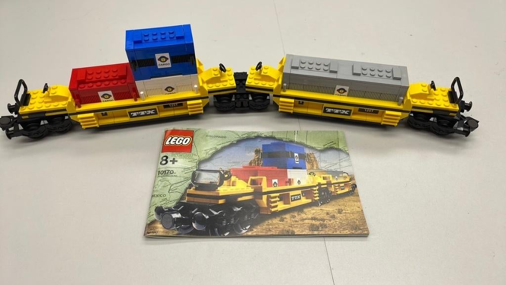 SB2008 Lego trein 10170 compleet met boekje zeldzaam!, Ophalen of Verzenden, Zo goed als nieuw