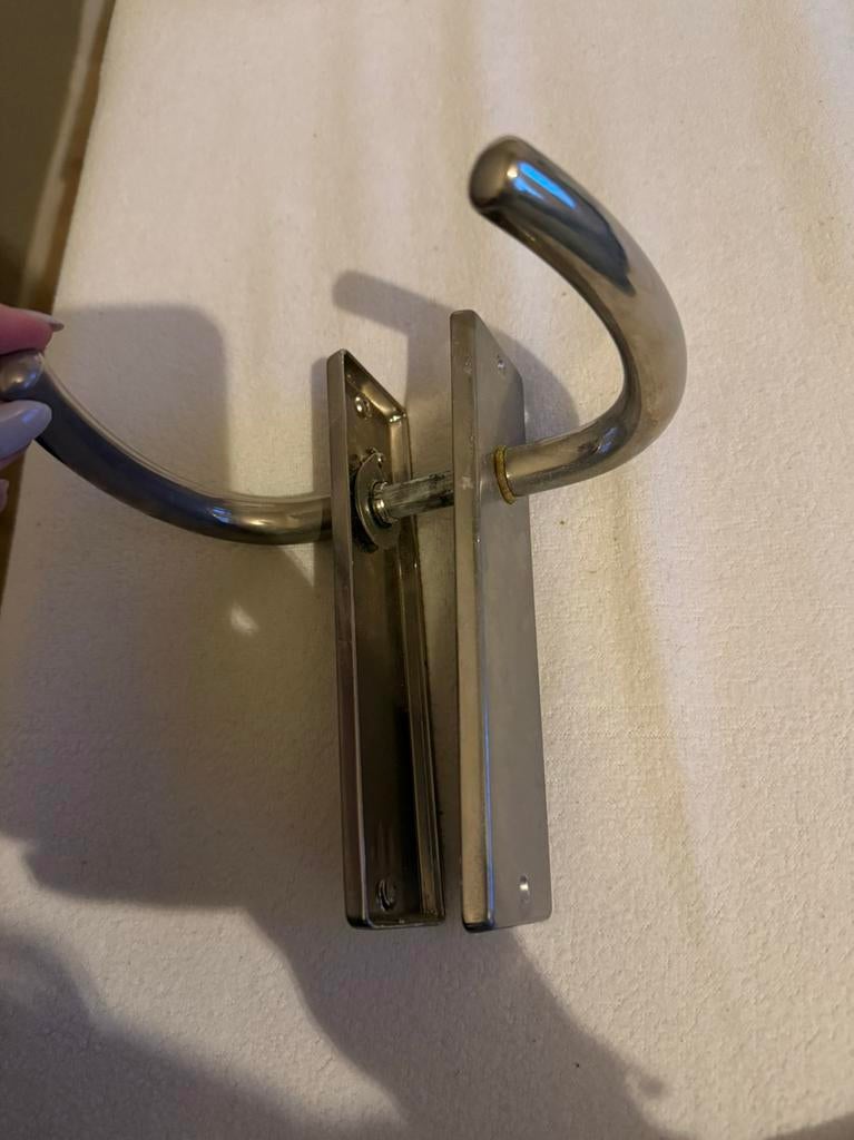 4x deurklinken, Ophalen of Verzenden, Gebruikt, Chroom, Klink of Kruk